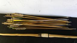 Primitive Long Bow with Quiver of Arrows