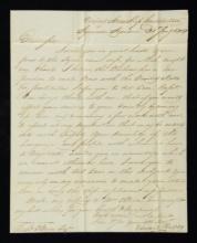 EXCELLENT BARBARY COAST WAR LETTER OF COMMODORE