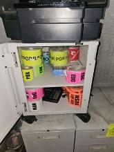 Storage Cabinet with Supplies