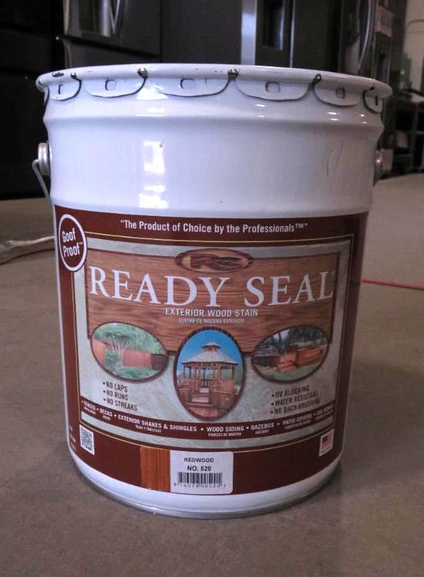 (1) 5 Gallon Bucket of Ready Seal Exterior Wood Stain