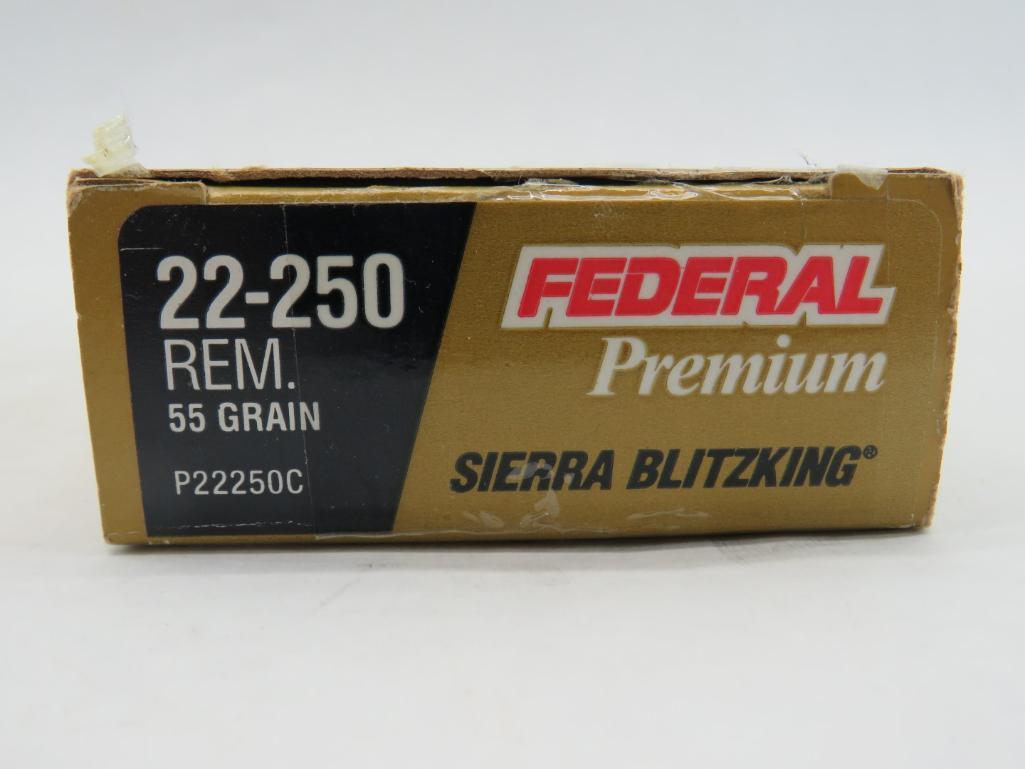 (74) .22-250 Cartridges