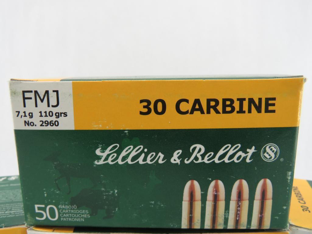 (350) Sellier & Bellot .30 Carbine Cartridges