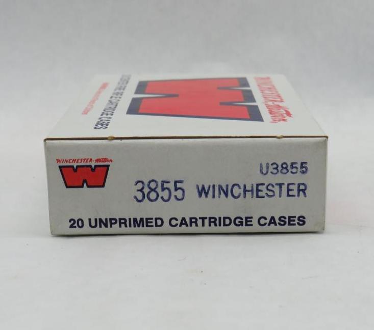 Box of (20) Winchester Western .38-55 Brass