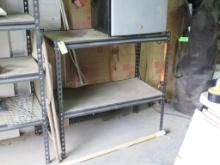 (4) 2-Tier Metal Shelf Unit