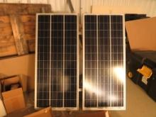 (2) Ameresco Solar, Solar Panels w/ Frame Model 90J
