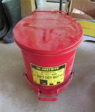 Justright Model 09100 Oily Waste Can