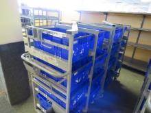 STOCK CART WITH 8 TOTES