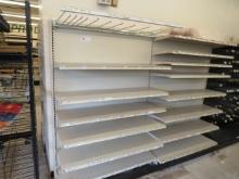 LOZIER WALL SHELVING 72IN TALL 15/15 - 8FT RUN - SOLD BY THE FOOT
