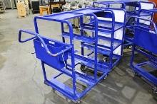 NATIONAL CART CO. BLUE TOTE PICKING CART