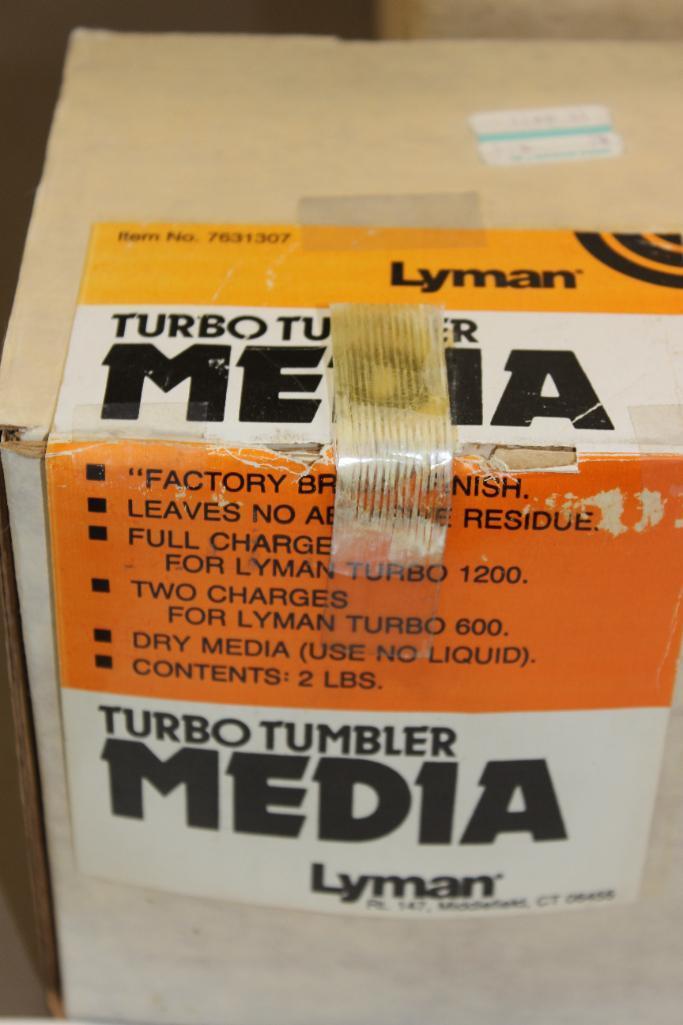 Lyman Turbo Tumbler 1200 and Media