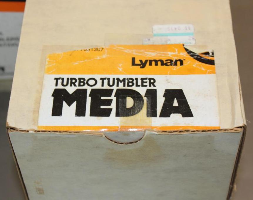 Lyman Turbo Tumbler 1200 and Media