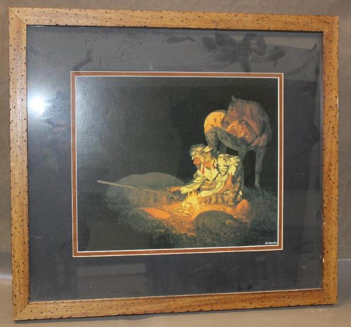 "Unknown Presence" by Bev Doolittle Framed and Matted Print