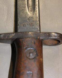 1907 Wilkinson Enfield Bayonet and Scabbard