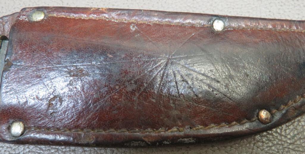 Marbles Gladstone Woodcraft Sheath Knife