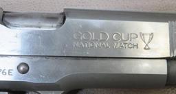 Colt Series 80 MK IV Gold Cup National Match, 45 ACP, Pistol, SN# SN05876E