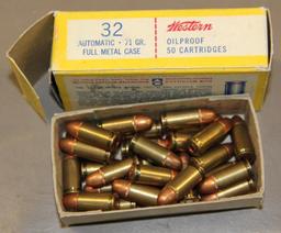 78 Cartridges 32 Automatic Ammunition