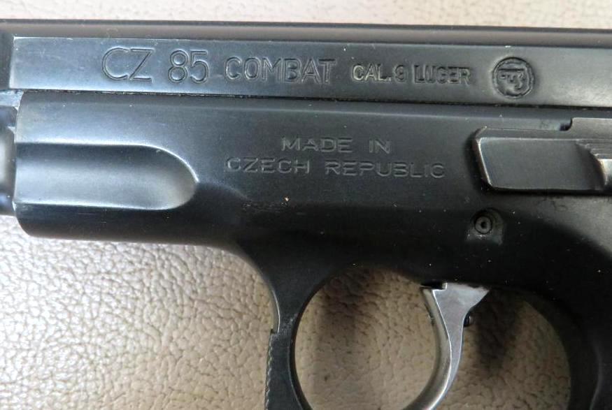 CZ 85 Combat, 9MM, Pistol, SN# A686741
