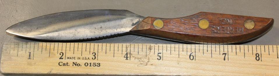 Unusually Shaped Herter's Inc. Fixed Blade Sheath Knife