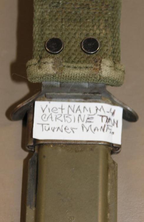 Vietnam Era M-4 Carbine Bayonet by TMN Turner Mfg.