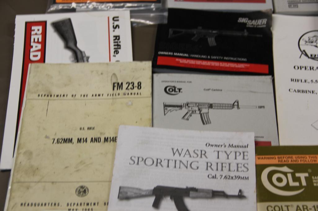 Huge Collection of Firearms Manuals and Literature