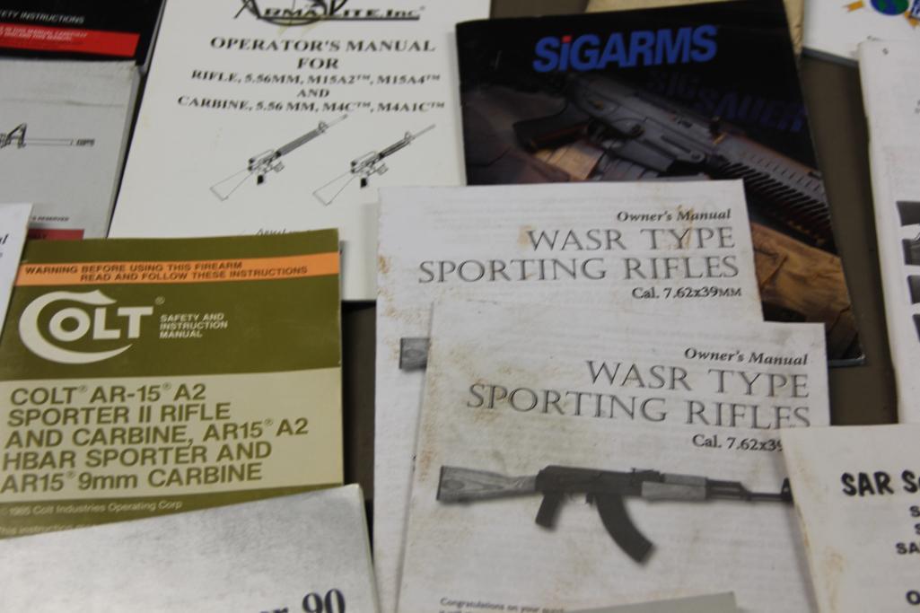 Huge Collection of Firearms Manuals and Literature