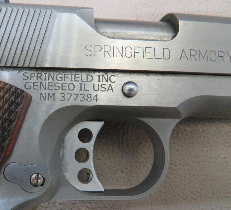 Springfield Armory 1911-A1, 45 ACP, Pistol, SN# NM377384