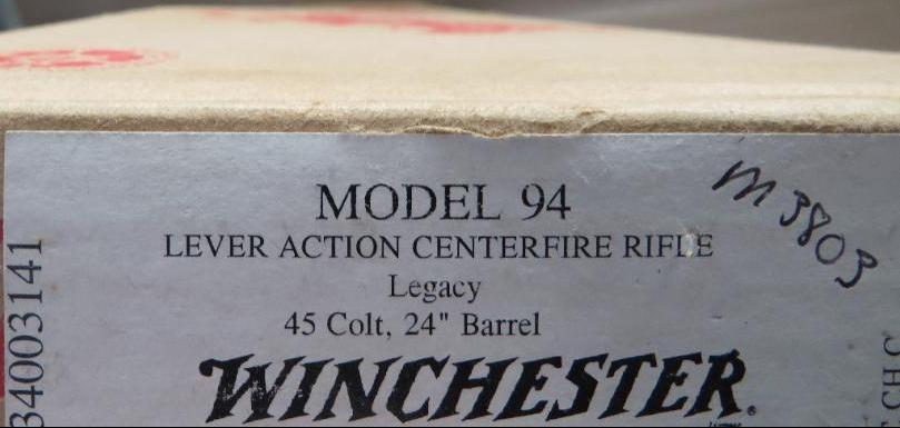 Winchester 94 AE Legacy, 45 Colt, Rifle, SN# 6471942