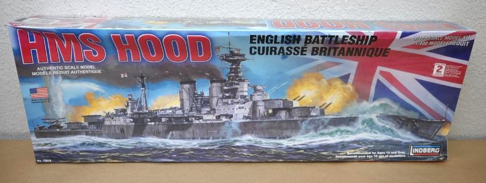 Lindberg 1/400 Scale English Battleship HMS Hood Model