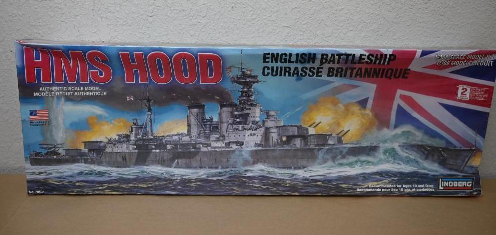 Lindberg 1/400 Scale English Battleship HMS Hood Model