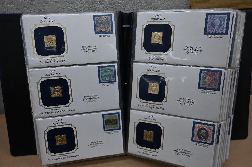 Golden Replicas of U.S. Classic Stamps Album