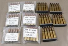 55 Rounds 308 or 7.62x51 Specialty Ammunition with Some Stripper Clips