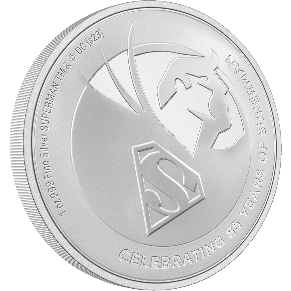 SUPERMAN(TM) 85th Anniversary 1oz Silver Coin