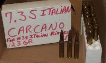 20 Rounds 7.35 Carcano