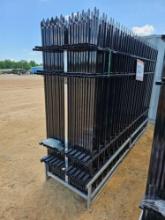 558 - ABSOLUTE - 220' WROUGHT IRON FENCE