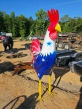 828 - ABSOLUTE - LARGE METAL ROOSTER