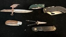 Mixed Knife Lot- Folding Fantasy and Butterfly