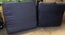 2 New Classic Accessories Patio Chair Cushions 25"