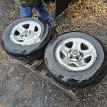 (4) Jeep tires and rims