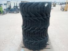 (4) Unused Manlift Wheels w/Tires 355/55D625
