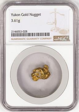 3.61 Gram Yukon Gold Nugget NGC Graded