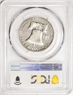 1956 Type 2 Proof Franklin Half Dollar Coin PCGS PR67CAM