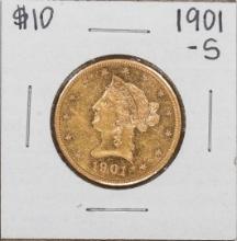 1901-S $10 Liberty Head Eagle Gold Coin