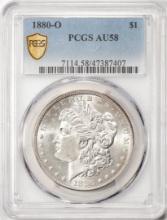 1880-O $1 Morgan Silver Dollar Coin PCGS AU58