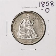 1858-O Seated Liberty Half Dollar Coin
