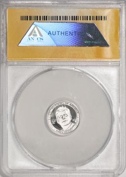 2014 Proof 1/10 oz Platinum JFK Apollo 11 Anniversary Medal ANACS MS68