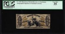 1863 Third Issue 50 Cents Fractional Currency Note Fr.1355 PCGS Very Fine 35