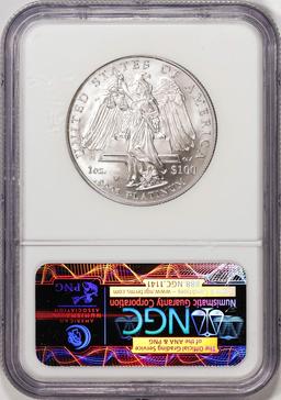 2008-W $100 Burnished Platinum Eagle Coin NGC MS70