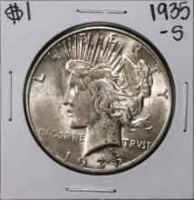 1935-S $1 Peace Silver Dollar Coin