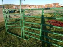 New 11 Pc. Green Corral with 12' Panels and a 4' Ride Thru Gate (5410)
