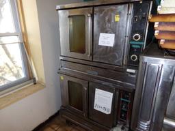 Garland Double Commercial Gas Oven - TOP NEEDS WORK - Bottom Works Fine